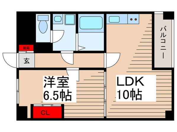 ペスパル南葛西の物件間取画像